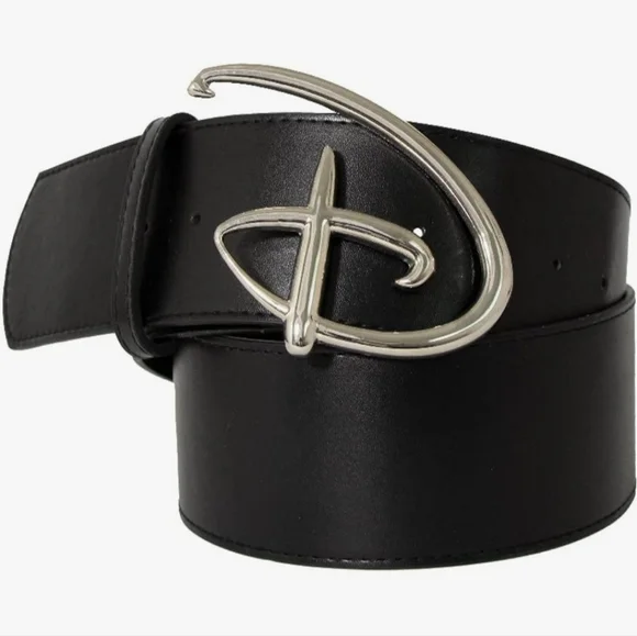 Buckle Down Black Belt with Silver Buckle NEW - Picture 1 of 4